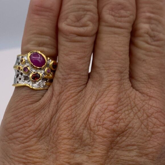 Gerry Weber knit top, 3/4 sleeve, burgundy, sz 12, vented side, pull over - Picture 12 of 16